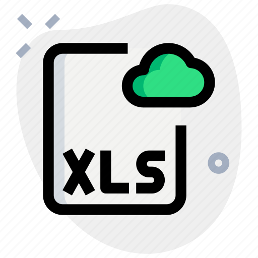 File, xls, cloud, office, files icon - Download on Iconfinder