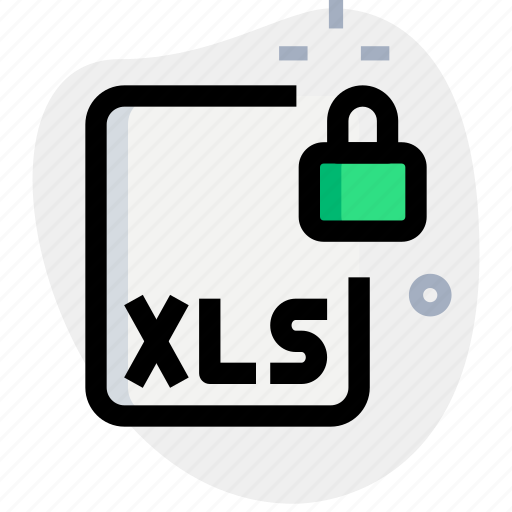 File, xls, lock, office, files icon - Download on Iconfinder
