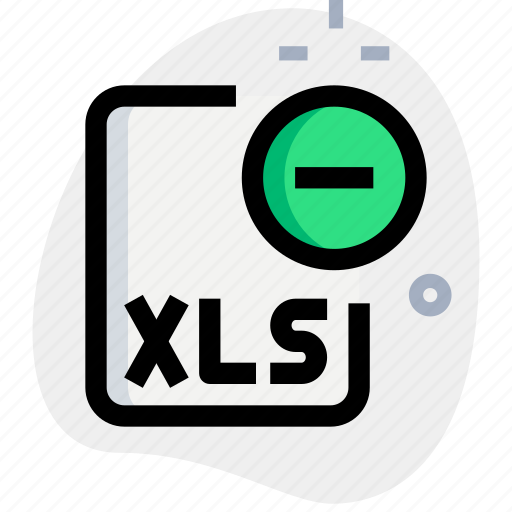 File, xls, minus, office, files icon - Download on Iconfinder