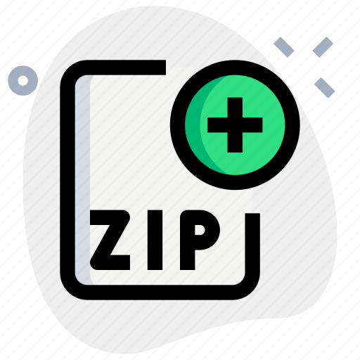 File, zip, plus, office, files icon - Download on Iconfinder