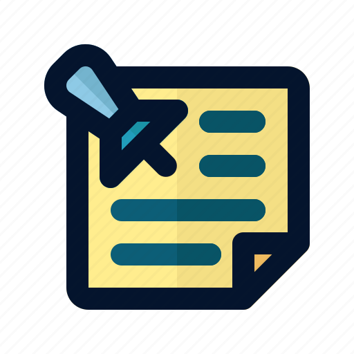 Notes, notepad, paper, text, page icon - Download on Iconfinder
