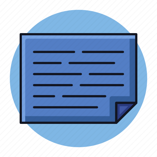 File, note, paper icon - Download on Iconfinder