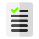 checklist, document, file, list, paper, sheet