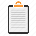 clipboard, document, file, page, paper, sheet, text