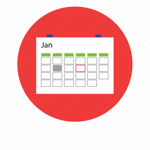 Calendar, appointment, clock, date, day, month, timetable icon - Download on Iconfinder