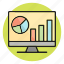 analytics, screen, report, statistics, business growth 