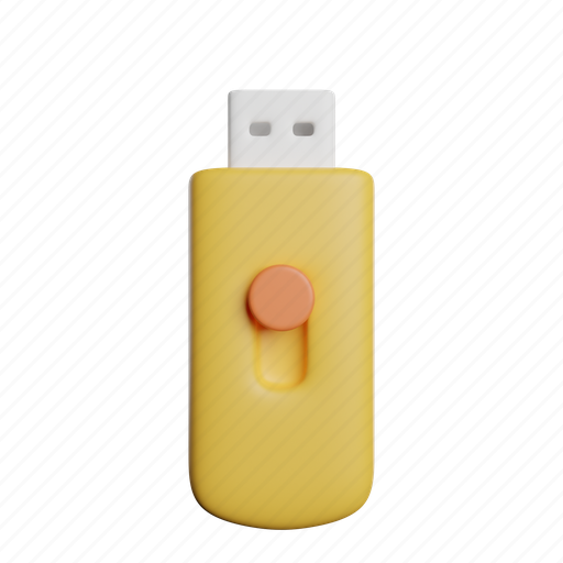 Flashdisk, front, storage, database, server, folder 3D illustration - Download on Iconfinder