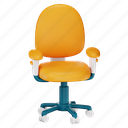office, chair, armchair, furniture, seat, workplace, material