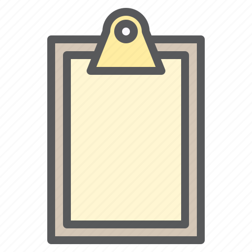 Clipboard, document, equipment, office, paper, tools icon - Download on Iconfinder