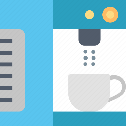 Coffee, maker, appliance, beverage, cup, drink, machine icon - Download on Iconfinder