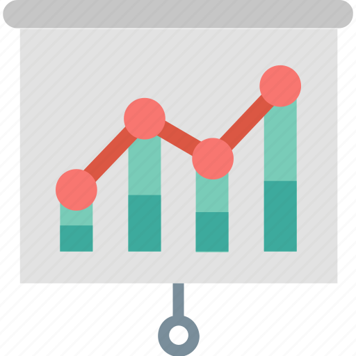 Presentation, analytics, chart, graph, increase, screen, statistics icon - Download on Iconfinder