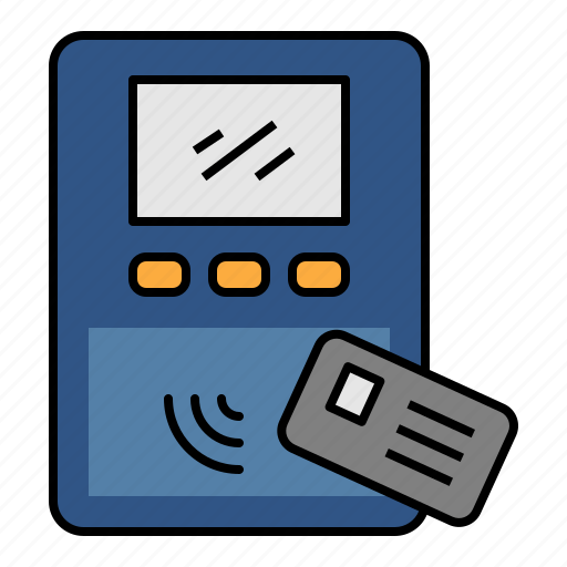 Attendance, card, scanner, swipe, office, supplies icon - Download on Iconfinder