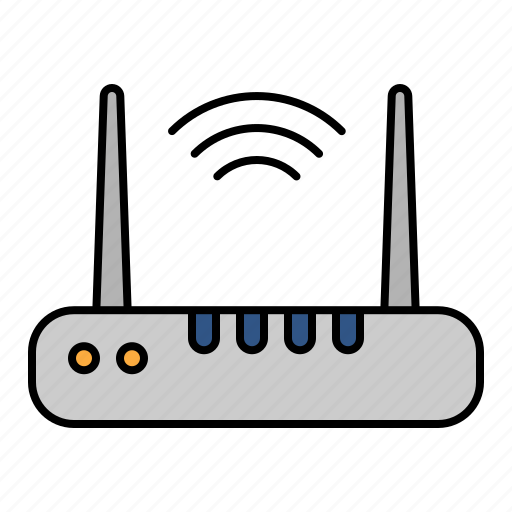 Router, wifi, wireless, modem, office, supplies icon - Download on Iconfinder