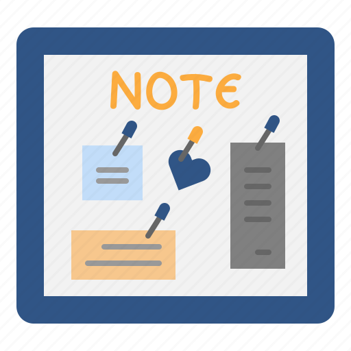 Bulletin, note, board, office, supplies icon - Download on Iconfinder