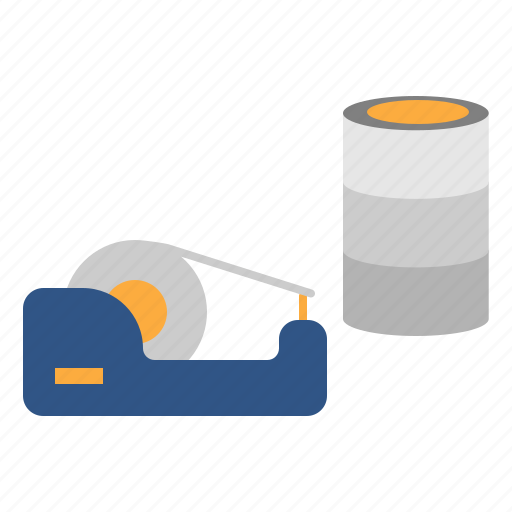Tape, dispenser, office, supplies, company icon - Download on Iconfinder