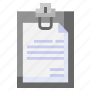 clipboard, document, file, check, mark, criteria