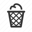 garbage bin, office supplies, raw, simple, trash, trash bin, trash can, wastepaper basket 