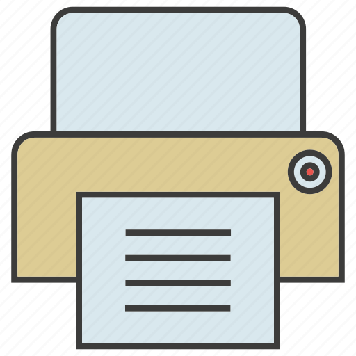 Document, electronic, office, print, printer, supply icon - Download on Iconfinder