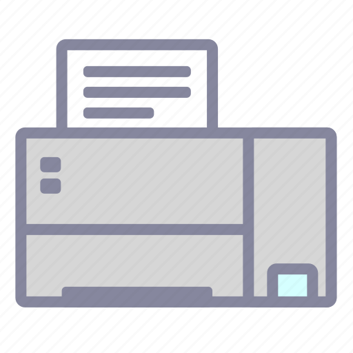 Printer, device, fax, machine, office, print, printing icon - Download on Iconfinder