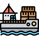 cargo, ship, container, export, marine