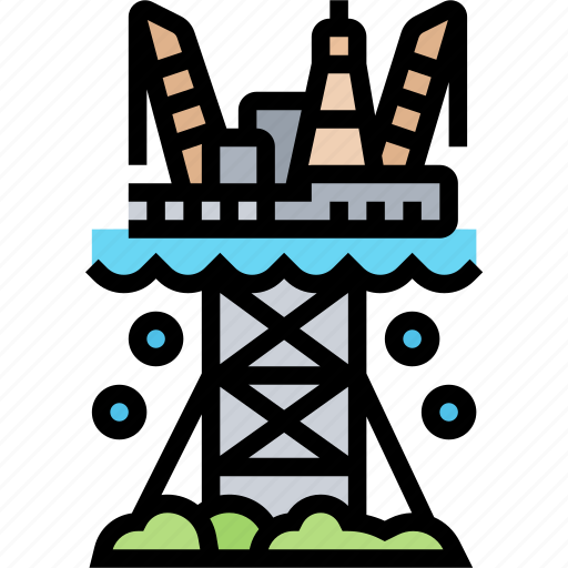 Compliant, tower, oil, rig, offshore icon - Download on Iconfinder