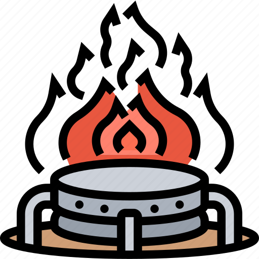 Gas, flame, stove, combustion, energy icon - Download on Iconfinder
