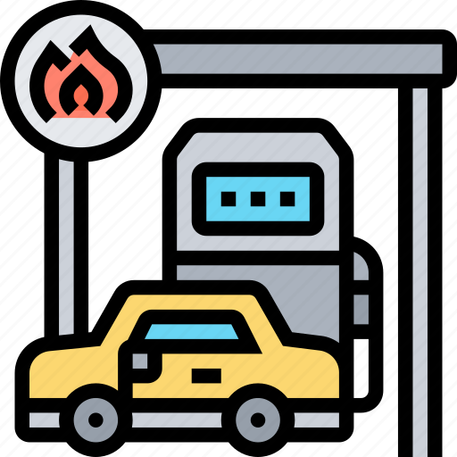 Gas, pump, petrol, car, service icon - Download on Iconfinder