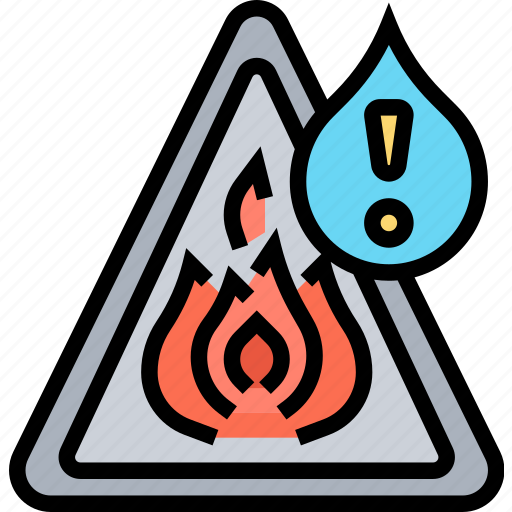 Warning, flammable, combustible, fire, explosion icon - Download on Iconfinder