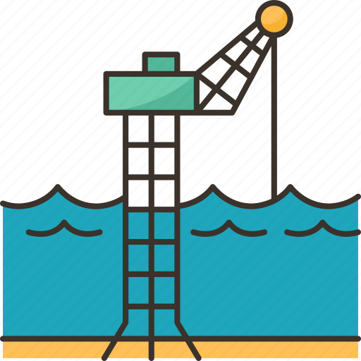 Compliant, tower, petroleum, offshore, platform icon - Download on Iconfinder