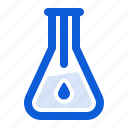 chemical, experiment, reaction, test, tube, chemistry, laboratory, flask