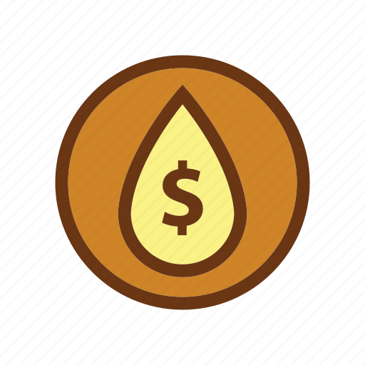 Dollar, energy, fire, gas, industry, oil, petrol icon - Download on Iconfinder