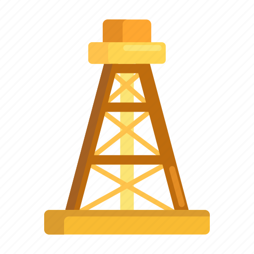 Drilling, drilling rig, oil rig, rig icon - Download on Iconfinder