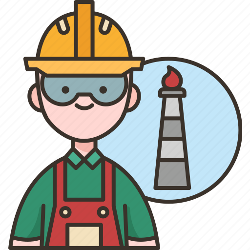 Rig, worker, petroleum, engineering, derrickman icon - Download on Iconfinder
