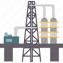 refinery, petroleum, manufacturing, industry, building