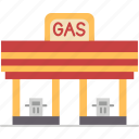 gas, station, refueling, engine, energy