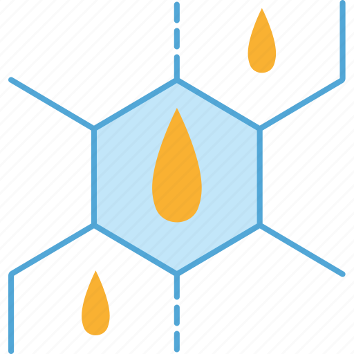 Oil, molecule, atom, compound, hydrocarbon icon - Download on Iconfinder