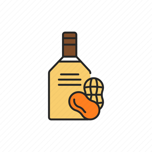 Peanut, vegetable, oil, glass icon - Download on Iconfinder