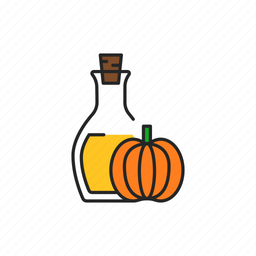 Pumpkin, vegetable, oil, glass icon - Download on Iconfinder