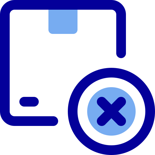Box, wrong, incorrect, cross, delivery, denied, deny icon - Free download
