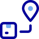 route, way, box, location, delivery, map 