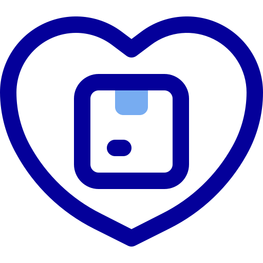 Box, love, like, favourite, heart, package, gift icon - Free download