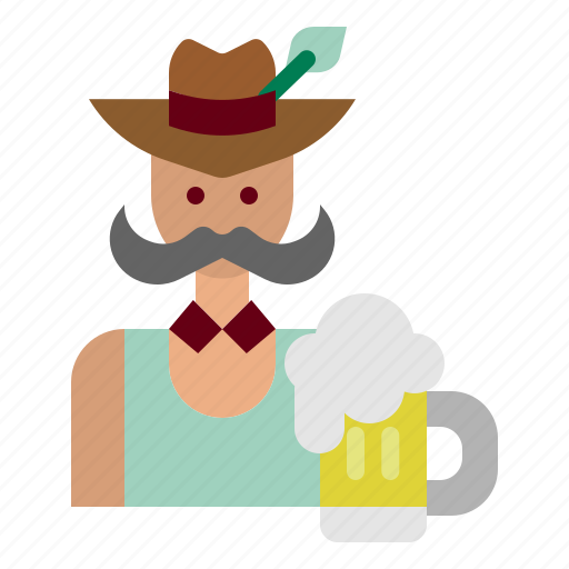 Bavarian, traditional, typical, costume, avatar icon - Download on Iconfinder
