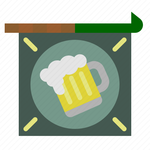 Signboard, beer, pub, signaling, bar icon - Download on Iconfinder