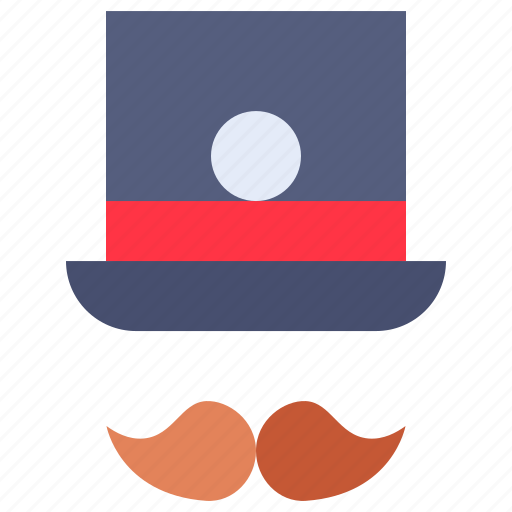 Fashion, hat, man, mustache icon - Download on Iconfinder