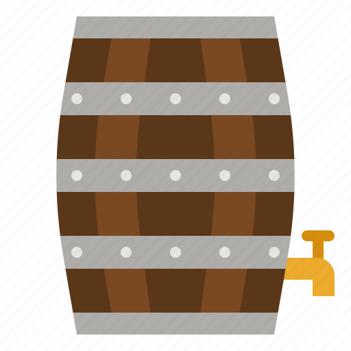 Barrel, cask, alcohol, beer, alcoholic icon - Download on Iconfinder