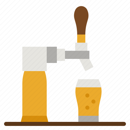 Beer, tap, pub, food, alcoholic icon - Download on Iconfinder