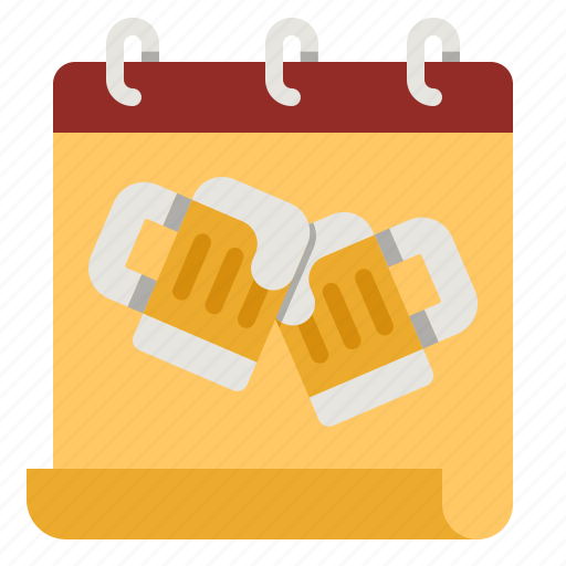 Oktoberfest, beer, calendar, time, mug icon - Download on Iconfinder