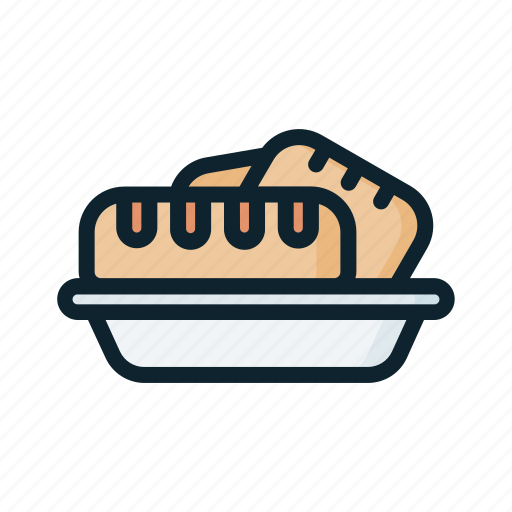 Baguette, bread, loaf, food, toas icon - Download on Iconfinder