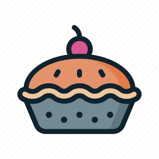 Baked, pie, homemade, dinner icon - Download on Iconfinder