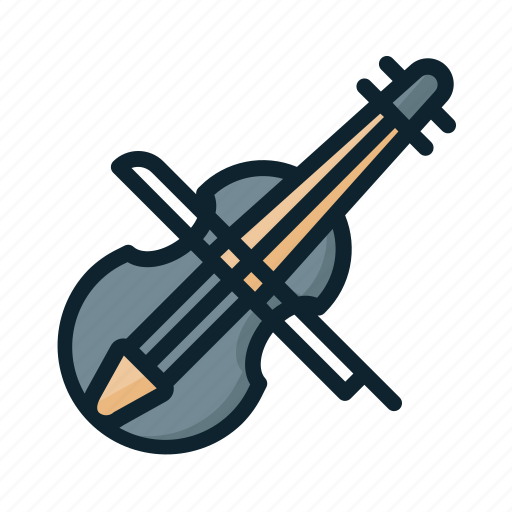 Bow, instrument, music, song, violin icon - Download on Iconfinder